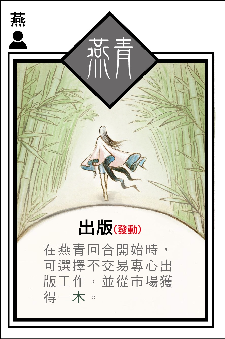 燕青角色卡 - 投截道交易遊戲